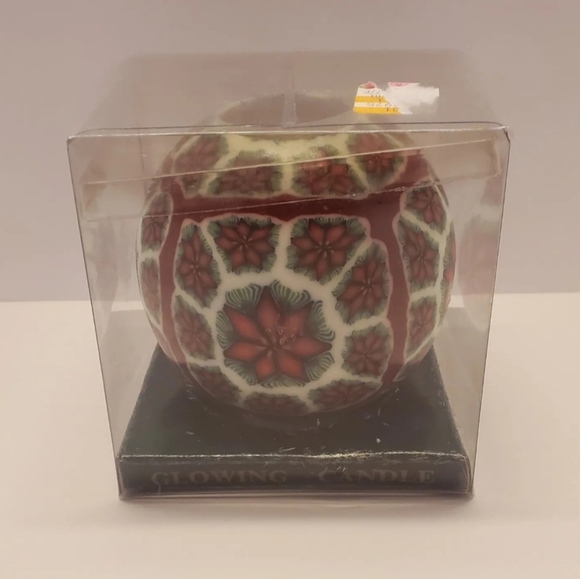 Springfield Glowing Candle Holiday Wreath Pattern NEW Unopened Vtg Refillable - Picture 3 of 12